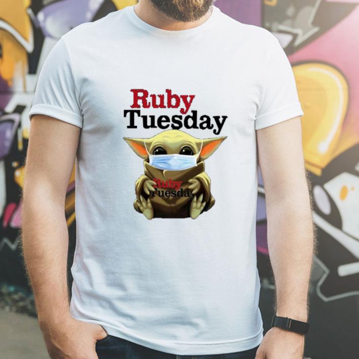 Star Wars Baby Yoda Mask Ruby Tuesday Covid-19 shirt