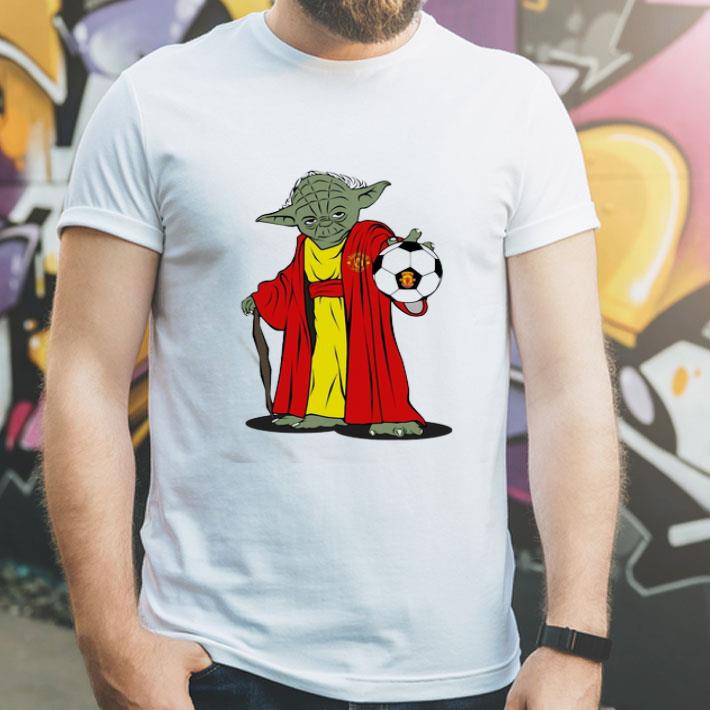 Star Wars Master Yoda Football Manchester United shirt 4 - Star Wars Master Yoda Football Manchester United shirt