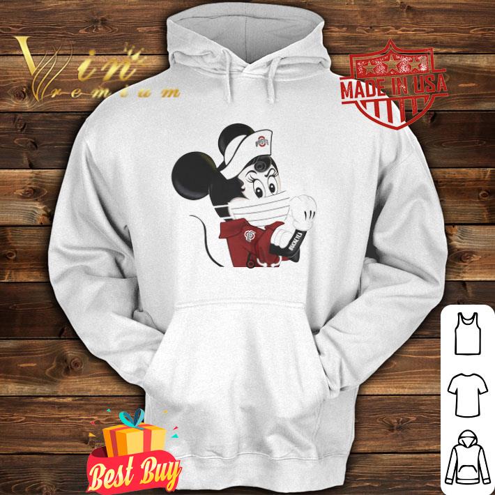 Strong Minnie Mouse Tattoos Ohio State Buckeyes Coronavirus shirt