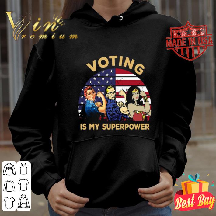 Strong women Voting is my superpower American flag shirt Strong women Voting is my superpower American flag shirt 4 - Strong women Voting is my superpower American flag shirt