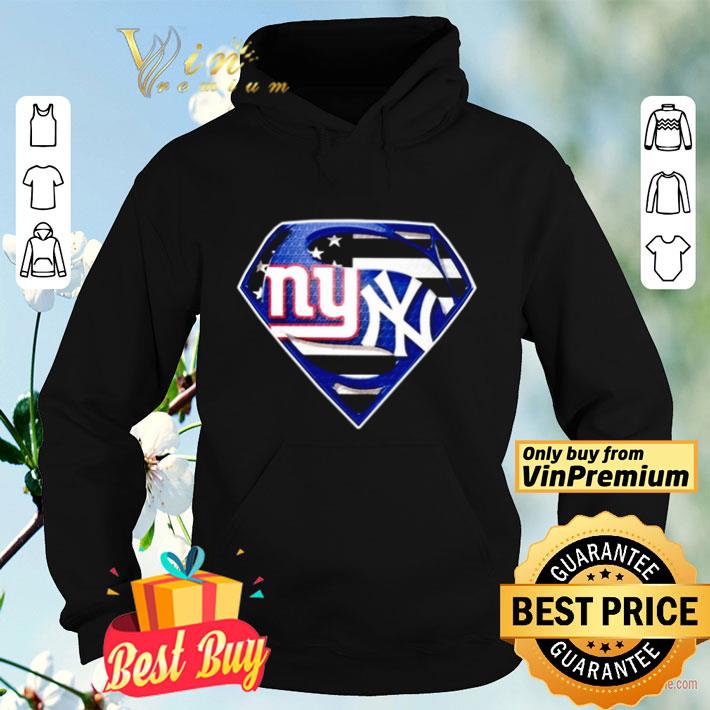 Superman New York Giants vs New York Yankees shirt 4 - Superman New York Giants vs New York Yankees shirt