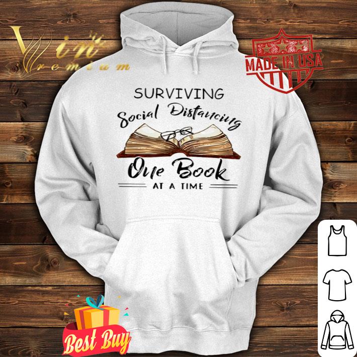Surviving social distancing one book at a time Coronavirus shirt