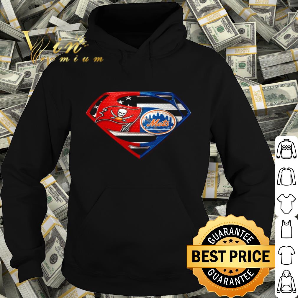 Tampa Bay Buccaneers and New York Mets Superman logo shirt