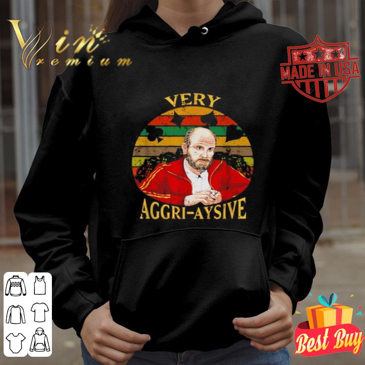 Teddy KGB Very Aggri Aysive sunset shirt