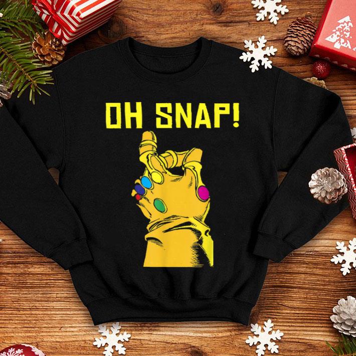 Thanos Infinity Gauntlet Oh Snap Graphic Shirt 4 - Thanos Infinity Gauntlet Oh Snap! Graphic Shirt