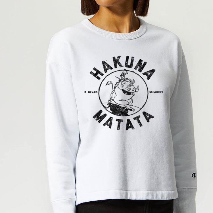 The Lion King Timon And Pumbaa Hakuna Matata Outline Shirt The Lion King Timon And Pumbaa Hakuna Matata Outline Shirt 4 - The Lion King Timon And Pumbaa Hakuna Matata Outline Shirt