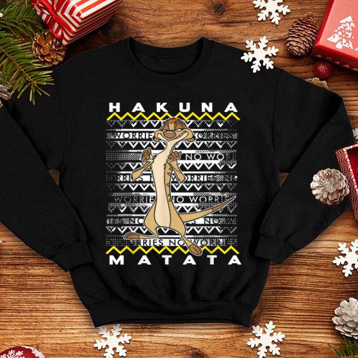 The Lion King Timon Hakuna Matata Holiday Christmas Shirt 4 - The Lion King Timon Hakuna Matata Holiday Christmas Shirt