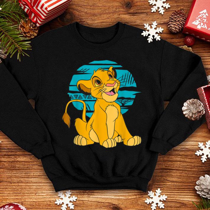The Lion King Young Simba Happy Blue Retro Shirt 4 - The Lion King Young Simba Happy Blue Retro Shirt