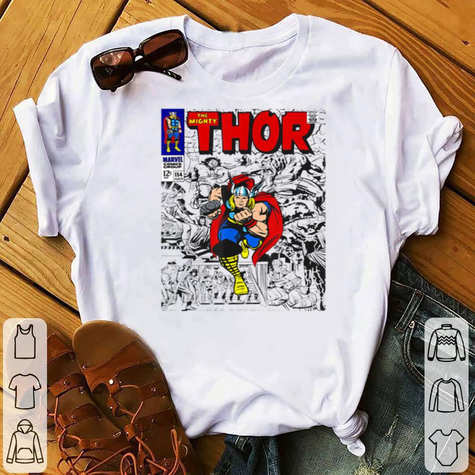 The Mighty Thor Retro Comic Cover Graphic Shirt