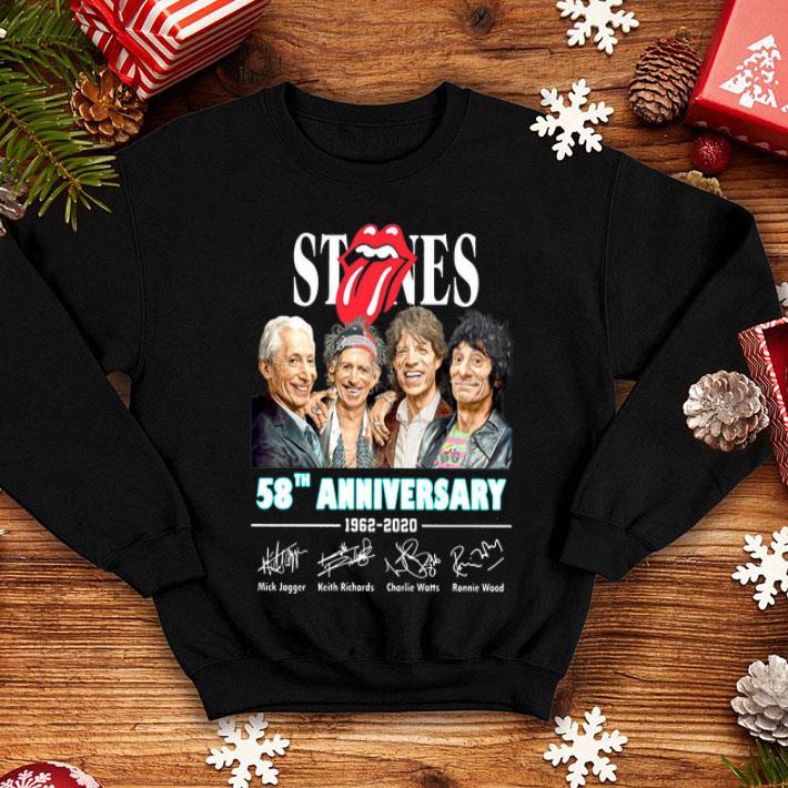 The Rolling Stones 58th Anniversary Signatures shirt