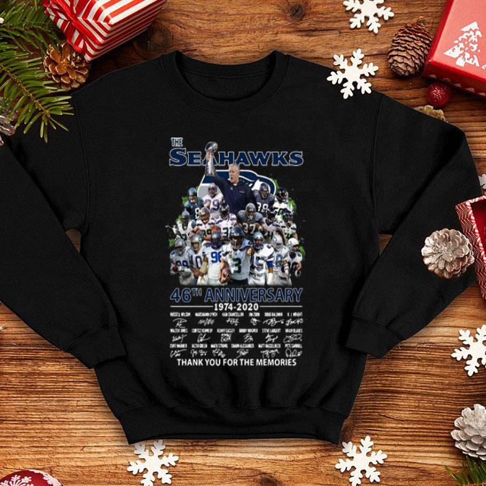 The Seahawks 46th Anniversary Thank You For The Memories Signatures shirt 4 - The Seahawks 46th Anniversary Thank You For The Memories Signatures shirt