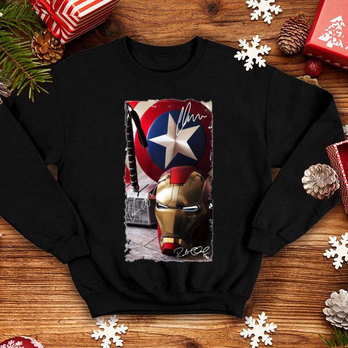 Thor Captain America And Iron Man Signatures shirt