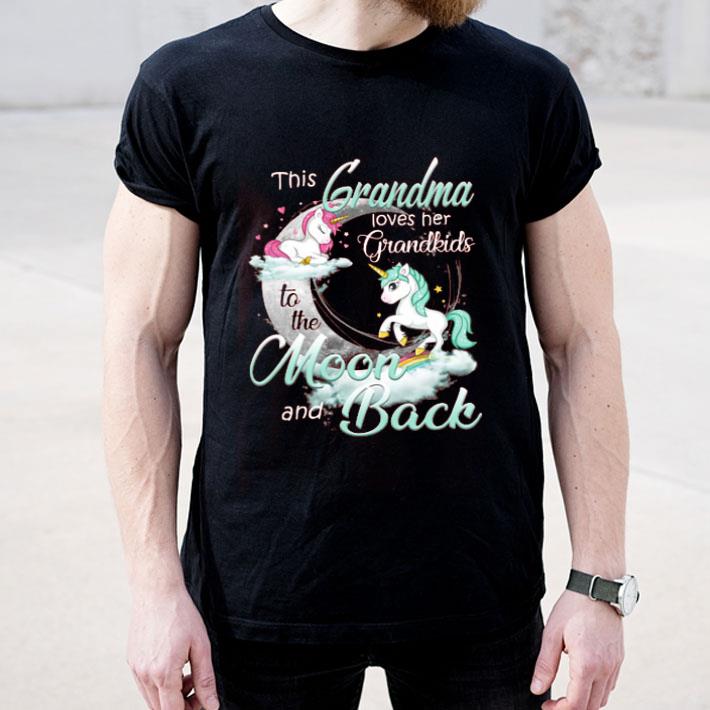 Unicorn This Grandma Loves Her Grandkids To The Moon And Back Shirt 10 Unicorn This Grandma Loves Her Grandkids To The Moon And Back Shirt