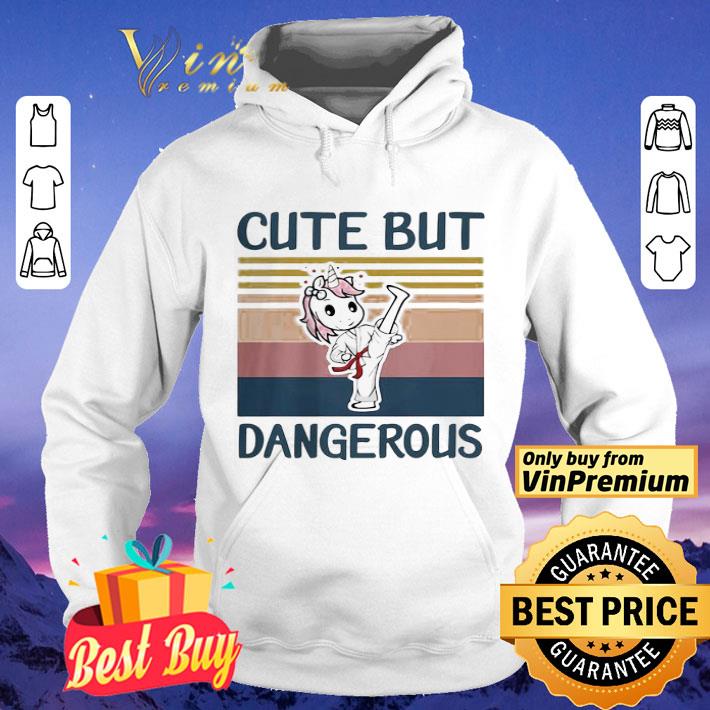 Unicorn cute but dangerous vintage shirt 4 - Unicorn cute but dangerous vintage shirt