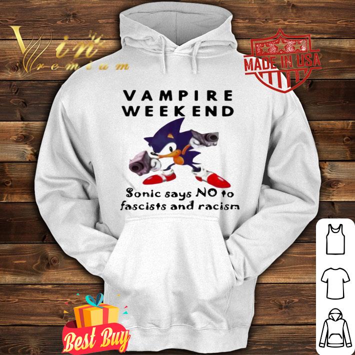 Vampire weekend Sonic says no to fascists and racism shirt