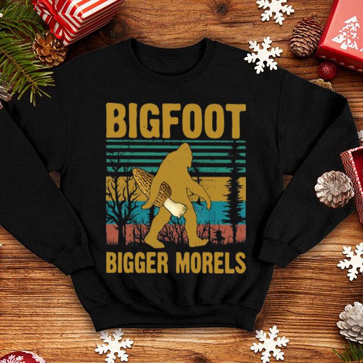 Vintage Bigfoot Bigger Morels shirt