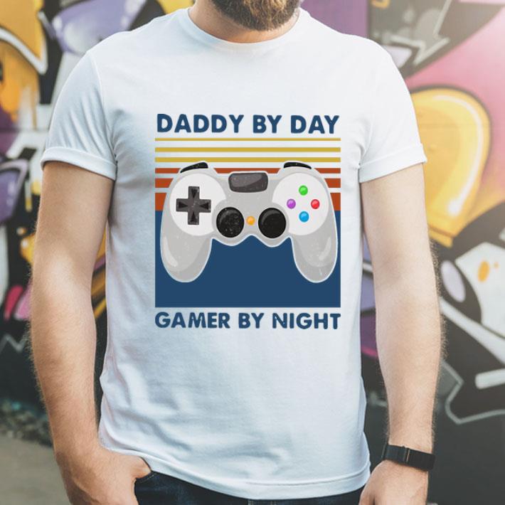 Vintage Daddy By Day Gamer By Night shirt