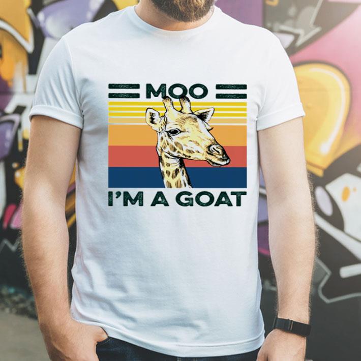 Vintage Giraffe Moo I’m A Goat shirt