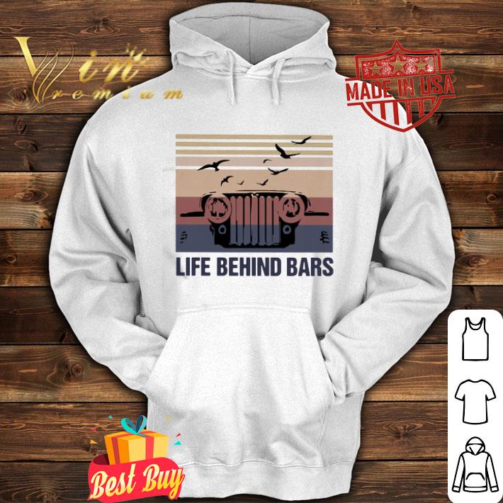 Vintage Jeep life behind bars shirt