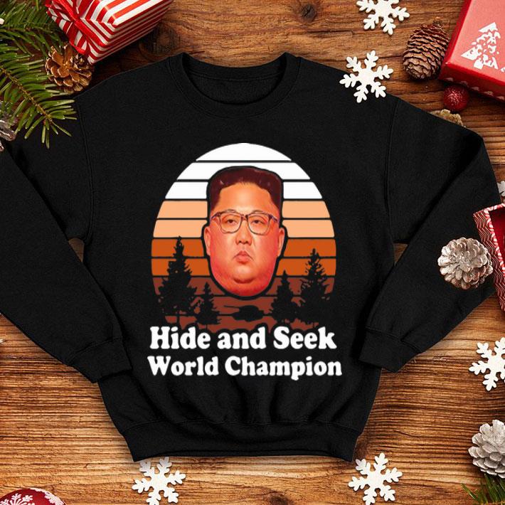 Vintage Kim Jong Un Hide And Seek World Champion shirt