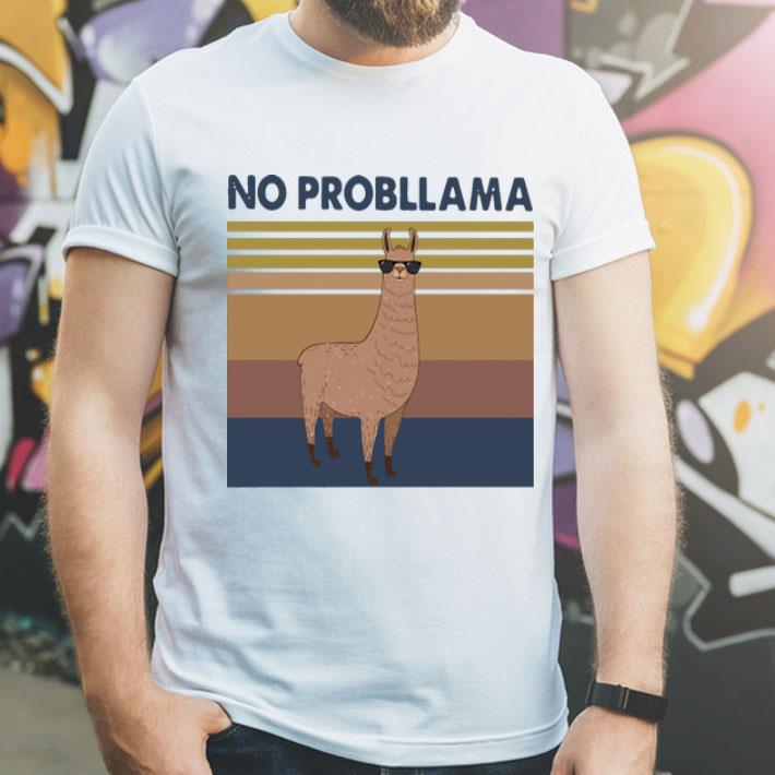Vintage Llama No Probllama shirt 4 1 - Vintage Llama No Probllama shirt