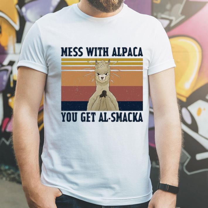 Vintage Mess With Alpaca You Get Al-Smacka shirt 1 Vintage Mess With Alpaca You Get Al-Smacka shirt