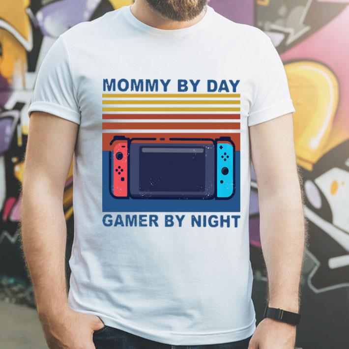 Vintage Mommy By Day Gamer By Night shirt