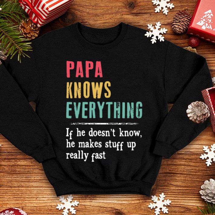 Vintage Papa Knows Everything Father's Day shirt 1 Vintage Papa Knows Everything Father's Day shirt