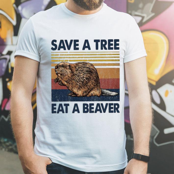 Vintage Rat Save A Tree Eat A Beaver shirt