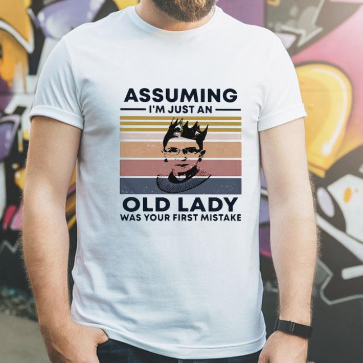 Vintage Ruth Bader Ginsburg Assuming I m Just An Old Lady shirt 4 - Vintage Ruth Bader Ginsburg Assuming I’m Just An Old Lady shirt