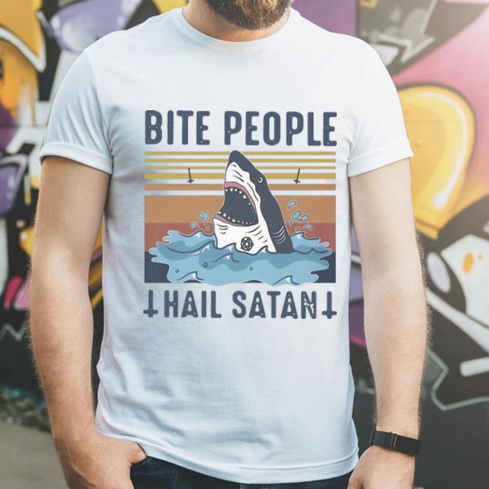 Vintage Shark Bite People Hail Satan shirt 1 Vintage Shark Bite People Hail Satan shirt