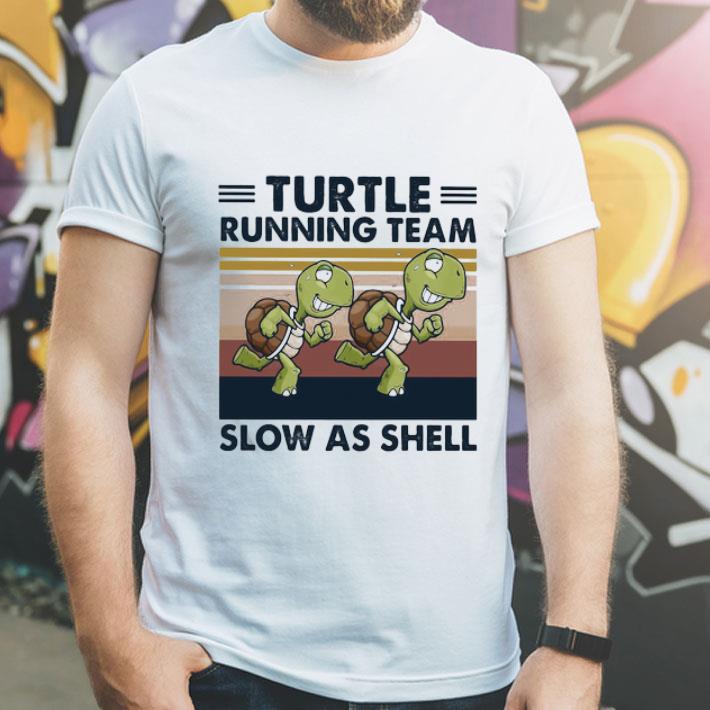 Vintage Turtle Running Team Slow As Shell shirt