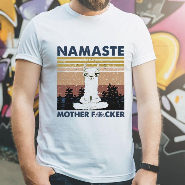 Vintage Yoga Llama Namaste Mother Fucker shirt Vintage Yoga Llama Namaste Mother Fucker shirt 4 - Vintage Yoga Llama Namaste Mother Fucker shirt