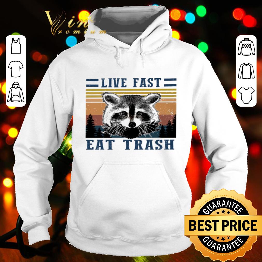 Vintage raccoon live fast eat trash shirt 4 - Vintage raccoon live fast eat trash shirt