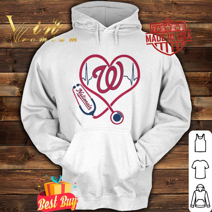 Washington Nationals Stethoscope Heartbeat shirt