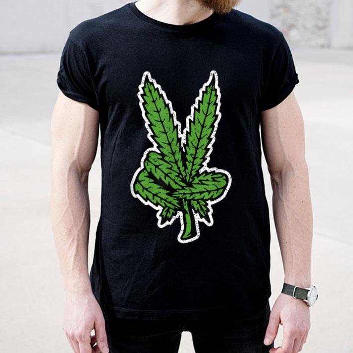 Weed For Stoner Marijuana Leaf Cannabis Shirt