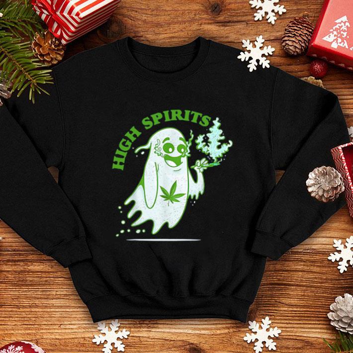 Weed Smokers High Spirits Marijuana Shirt