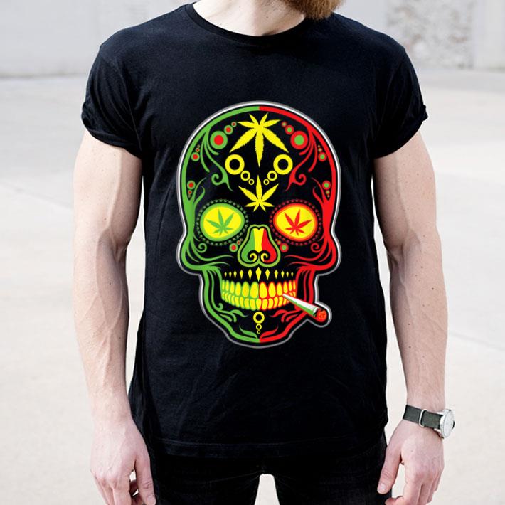 Weed Sugar Skull Mexico Marijuana Cannabis Cinco De Mayo Shirt 4 - Weed Sugar Skull Mexico Marijuana Cannabis Cinco De Mayo Shirt