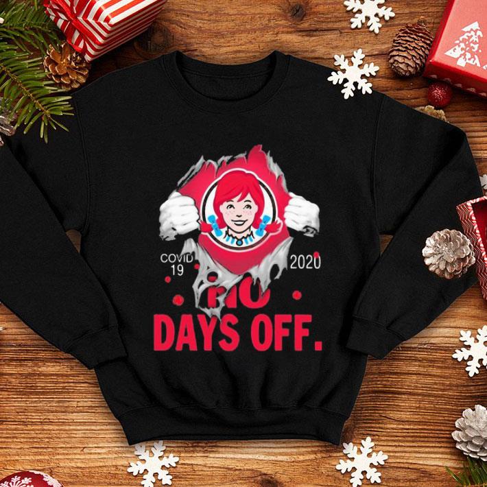 Wendy’s Covid-19 No Days Off shirt 1 Wendy’s Covid-19 No Days Off shirt