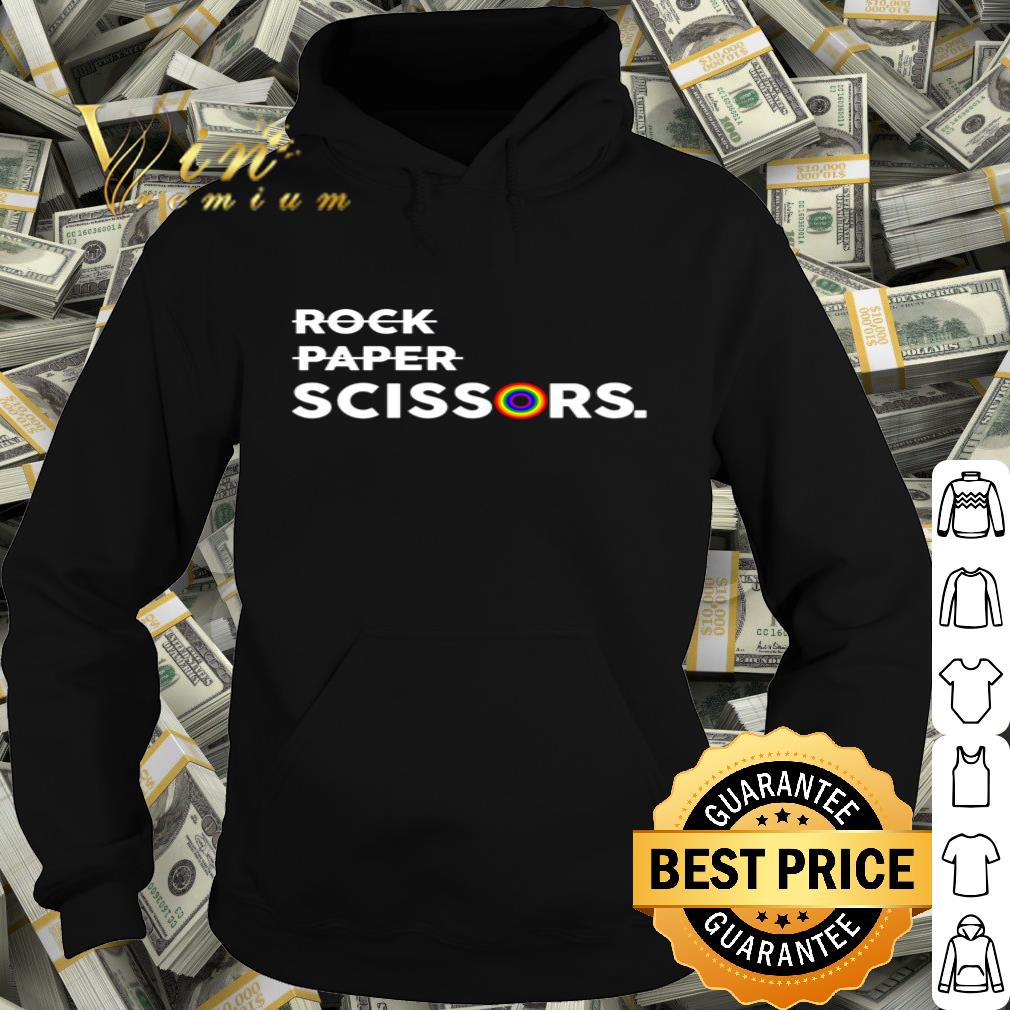Rock paper and scissors LGBT shirt