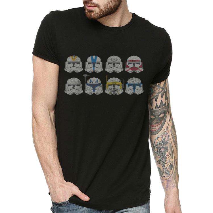 a4b6c75e star wars clone wars clone troopers helmets shirt 4 - Star Wars Clone Wars Clone Troopers Helmets Shirt