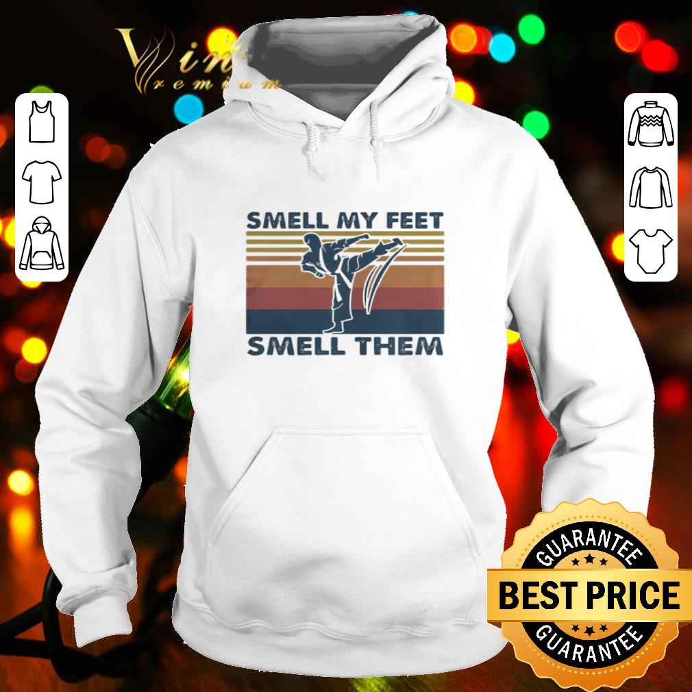 Vintage Taekwondo smell my feet smell them shirt