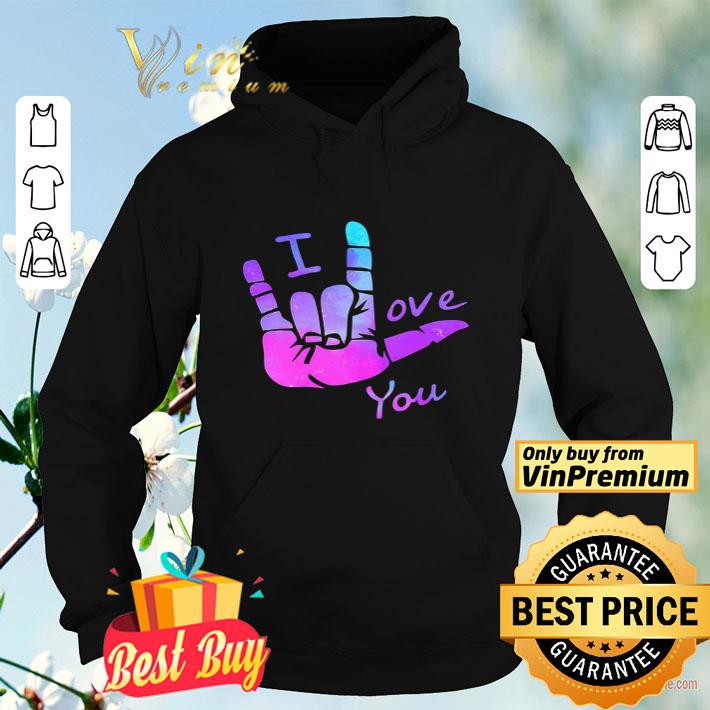 Sign Language I Love You shirt a7cb5f9b sign language i love you shirt 4 - Sign Language I Love You shirt