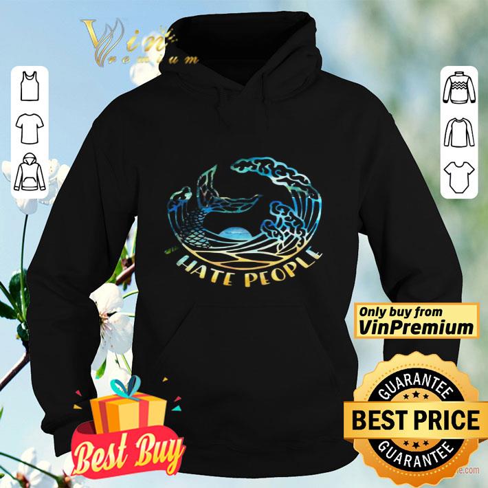 I Hate People Mermaid Black shirt a84634af i hate people mermaid black shirt 4 - I Hate People Mermaid Black shirt