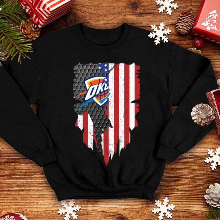 Oklahoma City Thunder American Flag shirt 8 Oklahoma City Thunder American Flag shirt