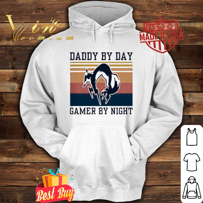 Fox Daddy By Day Gamer By Night Vintage Father's Day shirt 4 Fox Daddy By Day Gamer By Night Vintage Father's Day shirt