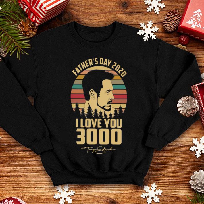 Vintage Tony Stank Father’s Day 2020 I Love You 3000 Father' Day shirt