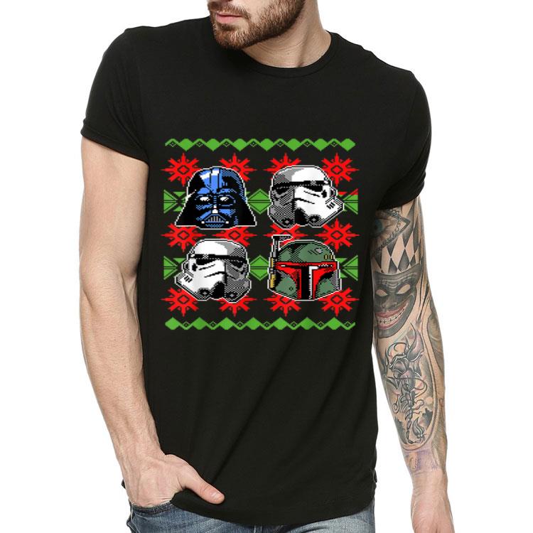 b047f7d2 star wars vader storm boba ugly christmas sweater shirt 4 - Star Wars Vader Storm Boba Ugly Christmas Sweater Shirt