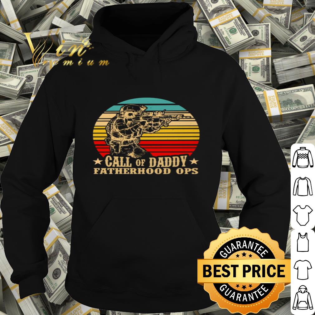 Vintage Call Of Daddy Fatherhood Ops Father's Day shirt