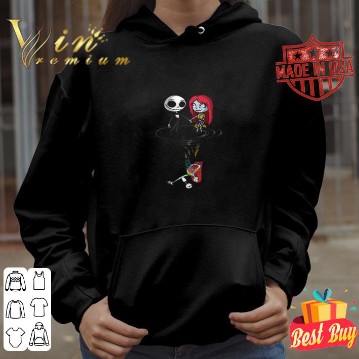 b41629d2 jack skellington and sally reflection water mirror nightmare before christmas shirt 4 - Jack Skellington And Sally Reflection Water Mirror Nightmare Before Christmas shirt